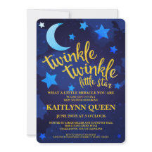 Twinkle Twinkle Baby shower neutre genre