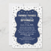Invitation Twinkle Twinkle Drop in Baby Sprinkle (Devant)