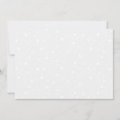 Invitation Twinkle Twinkle Fleur Star Bébé Sprinkle (Dos)