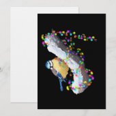 Invitation Twinkle Twinkle Little Mésange (Devant / Derrière)