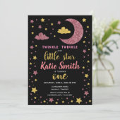 Invitation Twinkle Twinkle Little Star (Debout devant)