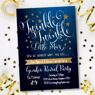 Invitation Twinkle Twinkle Little Star