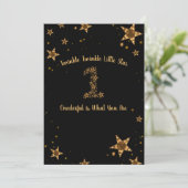 Invitation Twinkle Twinkle Little Star, Anniversaire extraord (Debout devant)