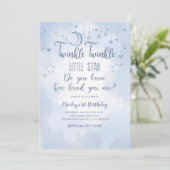 Invitation Twinkle Twinkle Little Star Anniversaire magique (Debout devant)