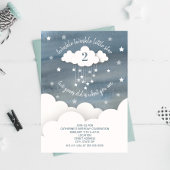 Invitation Twinkle Twinkle Little Star Aquarelle Anniversaire