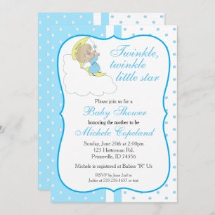 Invitation Twinkle, Twinkle Little Star - Baby Boy