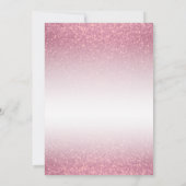 Invitation Twinkle Twinkle Little Star - Baby Girl Douche (Dos)