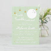 Invitation Twinkle, Twinkle, Little Star ! Baby shower (Debout devant)