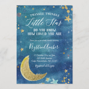 Invitation Twinkle Twinkle Little Star Baby shower