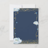 Invitation Twinkle Twinkle Little Star Baby shower dessiné à (Dos)