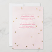 Invitation Twinkle Twinkle Little Star | Baby shower | Rose (Dos)