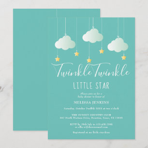 Invitation Twinkle Twinkle Little Star Baby shower / Sprinkle