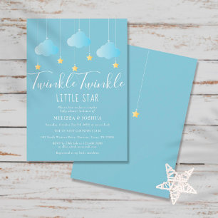 Invitation Twinkle Twinkle Little Star Baby shower / Sprinkle