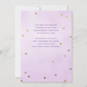 Invitation Twinkle Twinkle Little Star| Baby shower| Violet (Dos)