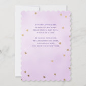 Invitation Twinkle Twinkle Little Star| Baby shower| Violet (Dos)