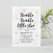 Invitation Twinkle Twinkle Little Star Baby shower virtuel (Debout devant)
