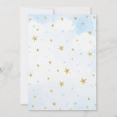 Invitation Twinkle Twinkle Little Star Blue Boy Birthday (Dos)