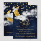 Invitation Twinkle Twinkle Little Star Citation Baby shower d (Devant / Derrière)