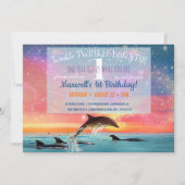 Invitation Twinkle Twinkle Little Star Dolphin Anniversaire (Devant)