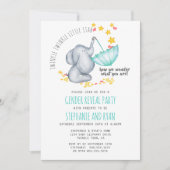 Invitation Twinkle Twinkle Little Star Elephant Genre Reveill (Devant)