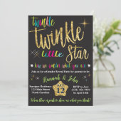 Invitation Twinkle Twinkle Little Star Genre Reveal (Debout devant)