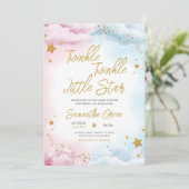 Invitation Twinkle Twinkle Little Star Genre Reveal (Debout devant)