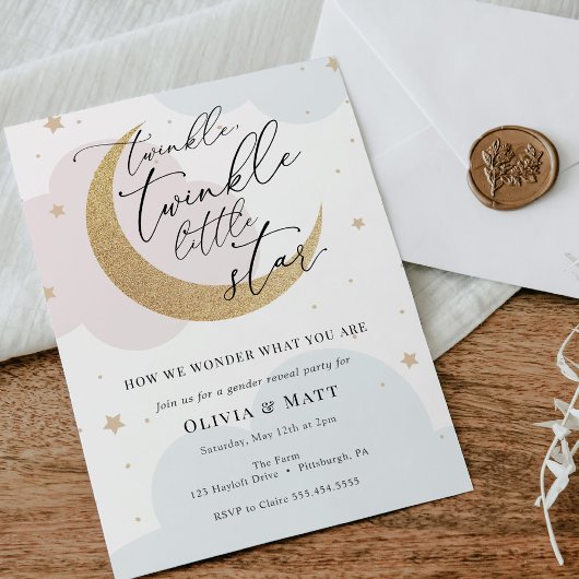 Invitation Twinkle Twinkle Little Star Genre Reveal