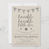 Invitation Twinkle Twinkle Little Star Genre Reveal Invitatio (Devant)