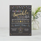 Invitation Twinkle Twinkle Little Star Genre Reveal Invitatio (Debout devant)