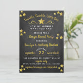 Invitation Twinkle Twinkle Little Star Genre Reveal Party (Debout devant)