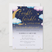 Invitation Twinkle Twinkle Little Star Genre Reveal Party (Devant)