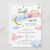 Invitation Twinkle Twinkle Little Star Genre Reveal Party (Devant)