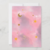 Invitation Twinkle Twinkle Little Star Girl Premier anniversa (Dos)