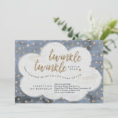 Invitation Twinkle Twinkle Little Star Girls Premier annivers (Debout devant)