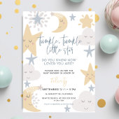 Invitation Twinkle Twinkle Little Star Nursery Baby shower
