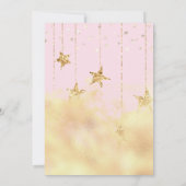 Invitation Twinkle Twinkle Little Star Pink Cloud Baby Shower (Dos)