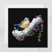 Invitation Twinkle Twinkle Little Tit (Devant / Derrière)