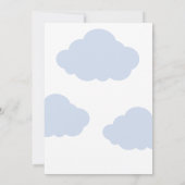 Invitation Twinkle, Twinkle, ONE derful Blue premier annivers (Dos)