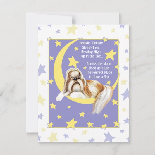 Invitation Twinkle Twinkle Shih Tzu (Devant)