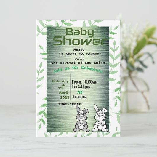 Invitation Twins (Debout devant)