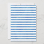 Invitation Twins Blue Nautical vole en un 1er anniversaire (Dos)