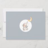 Invitation Twins Elephant Baby shower Pastel Balloons Invitat (Dos)