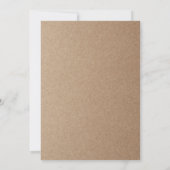 Invitation Twins Elephant Rustic Kraft Girl Baby shower (Dos)