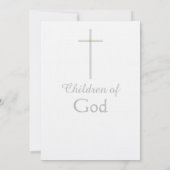 Invitation Twins Pink Blue First Holy Communion (Dos)