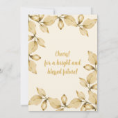 Invitation Twins Quinceañera Champagne Bourgogne et or (Dos)