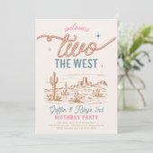 Invitation Twins Western 2e anniversaire (Debout devant)