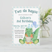 Invitation Two da Bayou - Fête d'anniversaire de l'écrevisse (Debout devant)