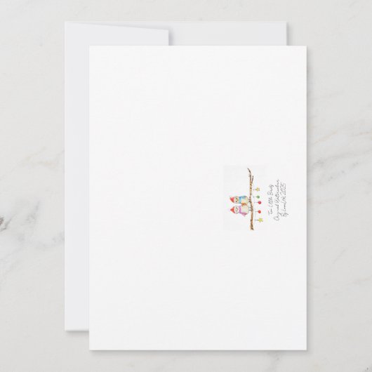 Invitation Two Little Birds  (Dos)