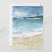 Invitation Two Sea Surf Beach 2e anniversaire (Dos)