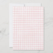 Invitation Two Silly Goose Pink Gingham Second Birthday Party (Dos)